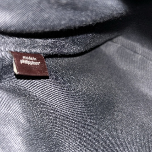 Coach Story Patch Corner Zip Wristlet Pouch Clutch Navy - Picture 6 of 6